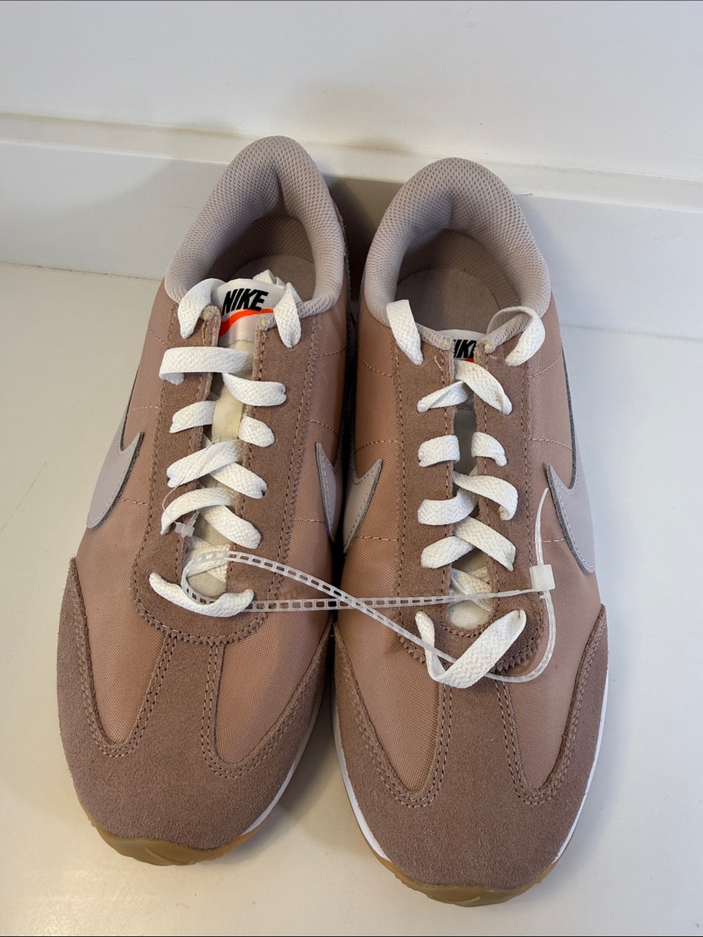 Nike Women’s Sneakers in Dusty Rose with White Accents - Size 9 (New)
